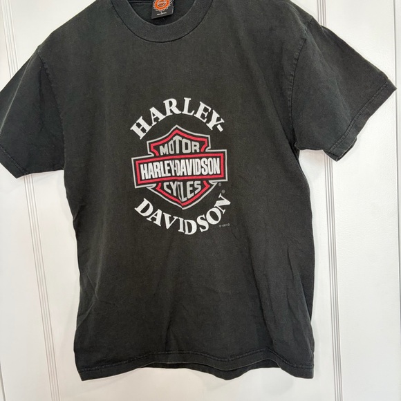 Vintage 90s Harley Davidson motorcycle Graphic T-Shirt - Picture 8 of 13